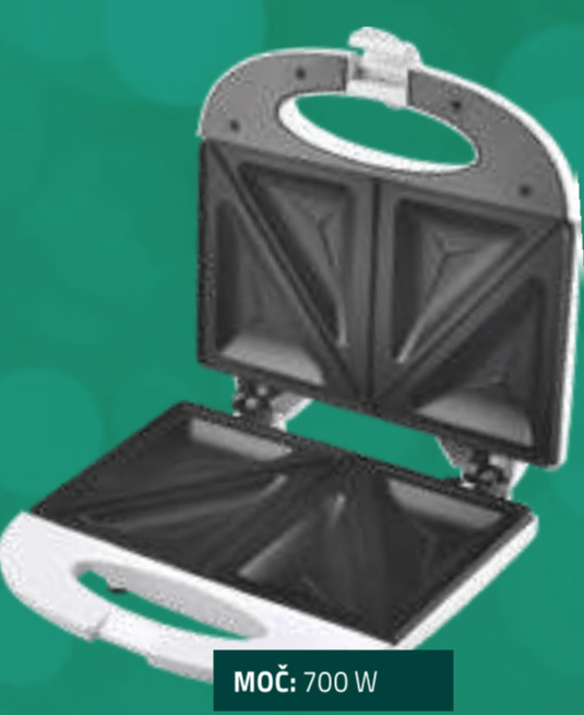 Opekač sendvičev SM-2-WH - Akcija v trgovini E.Leclerc