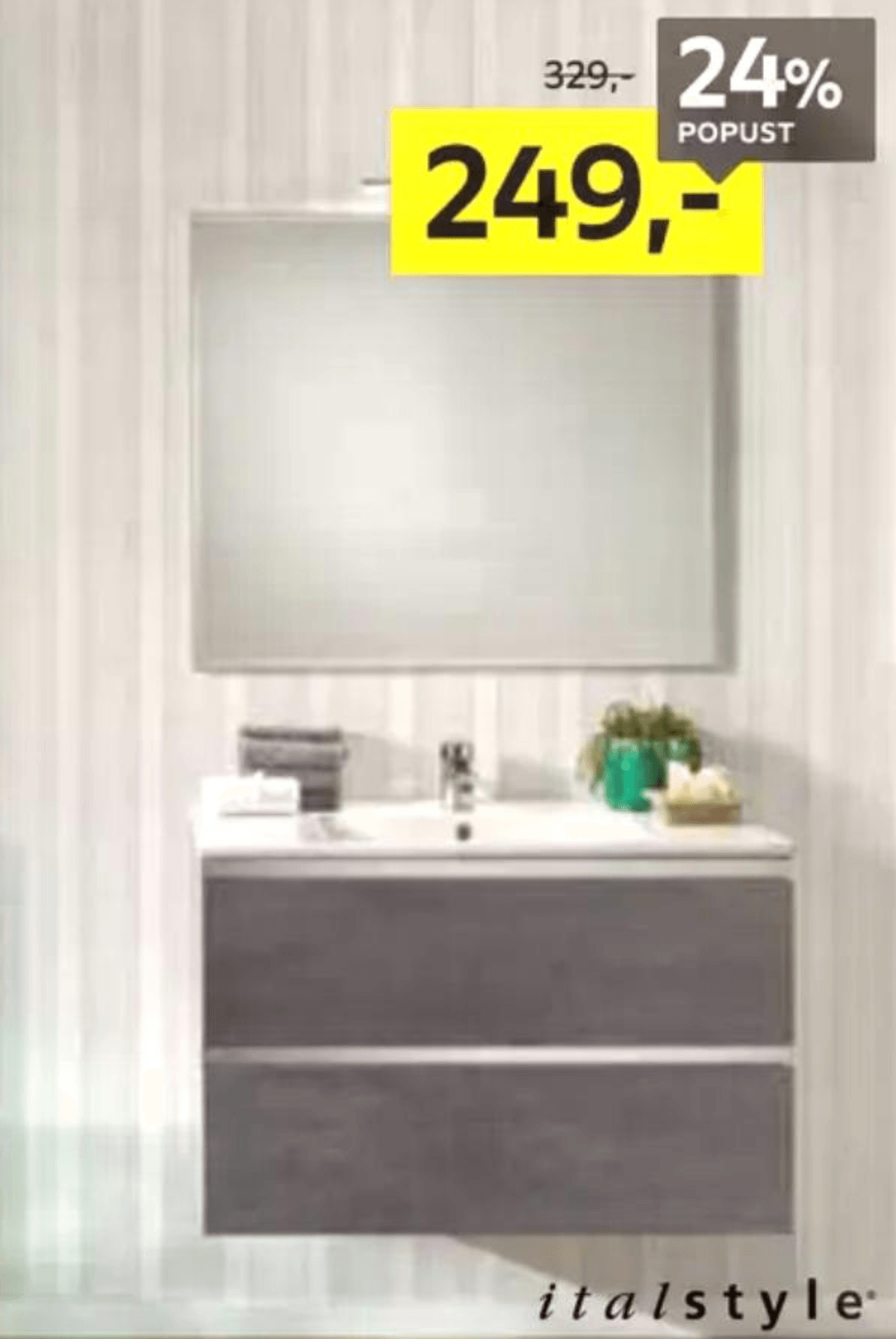 Kopalnica set 80 cm italstyle - Akcija v trgovini Lesnina