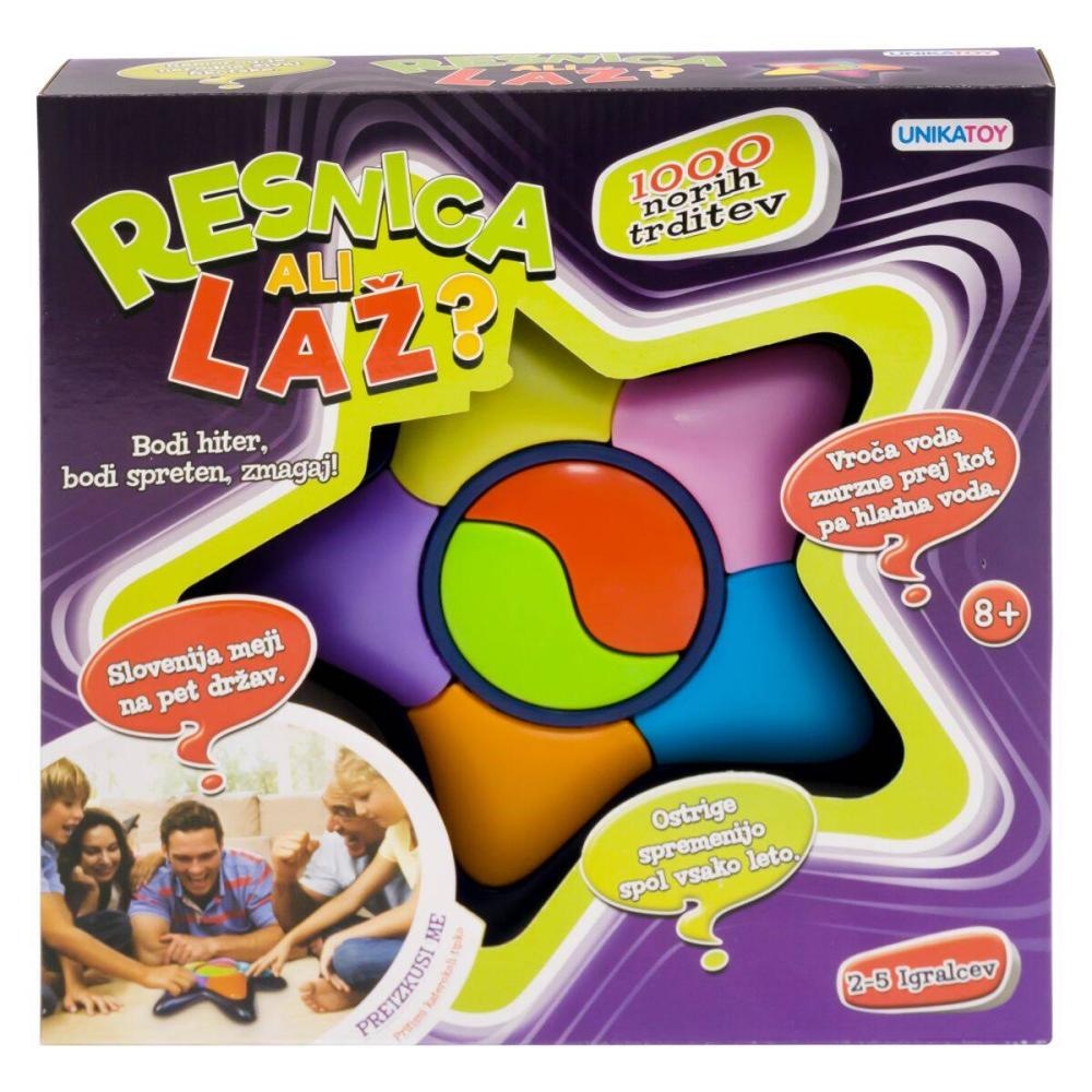 Družabna igra Resnica ali laž UNIKATOY - Akcija v trgovini Baby Center