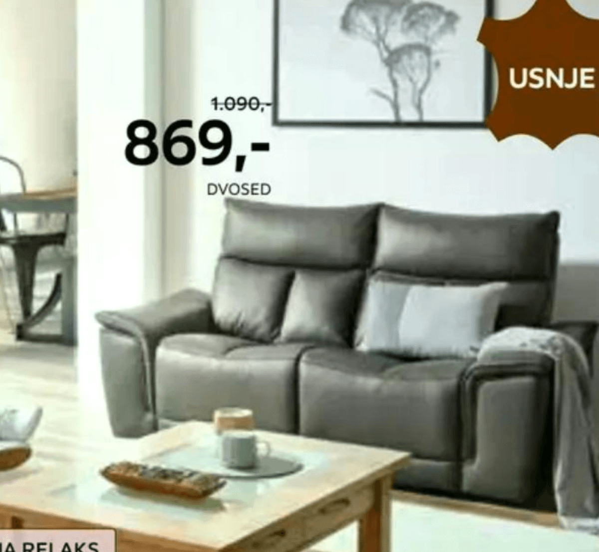 Dvosed celina - Akcija v trgovini Lesnina