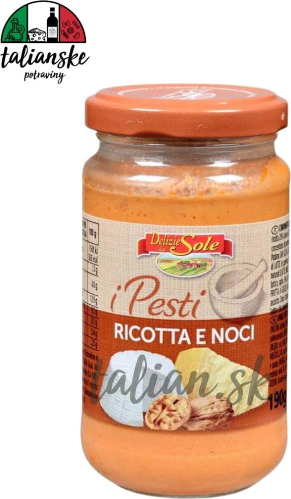 Pesto s papriko in orehi 190 g Deli Sole - Akcija v trgovini Eurospin