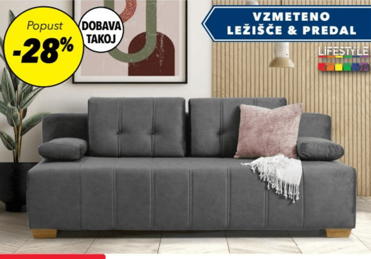 3-sed BELLINI - Akcija v trgovini Harvey Norman