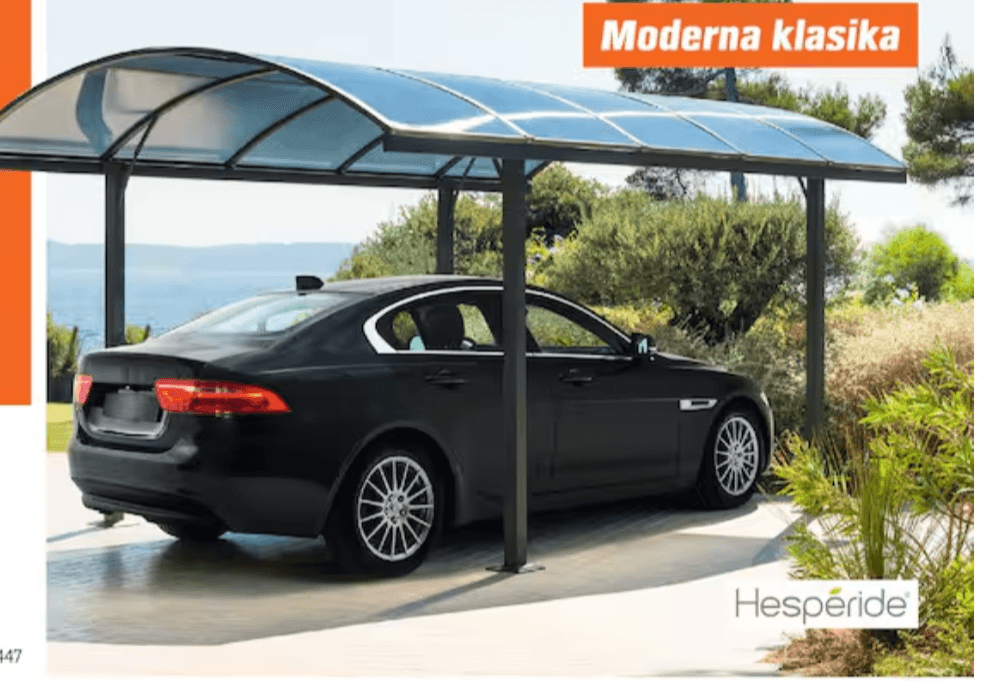 Avtomobilski nadstrešek Belize - Akcija v trgovini Obi