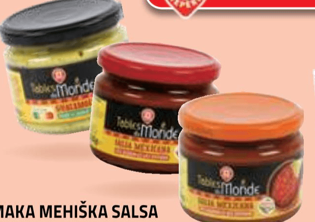 Omaka mehiška Salsa Tables du Monde 315 g - Akcija v trgovini E.Leclerc