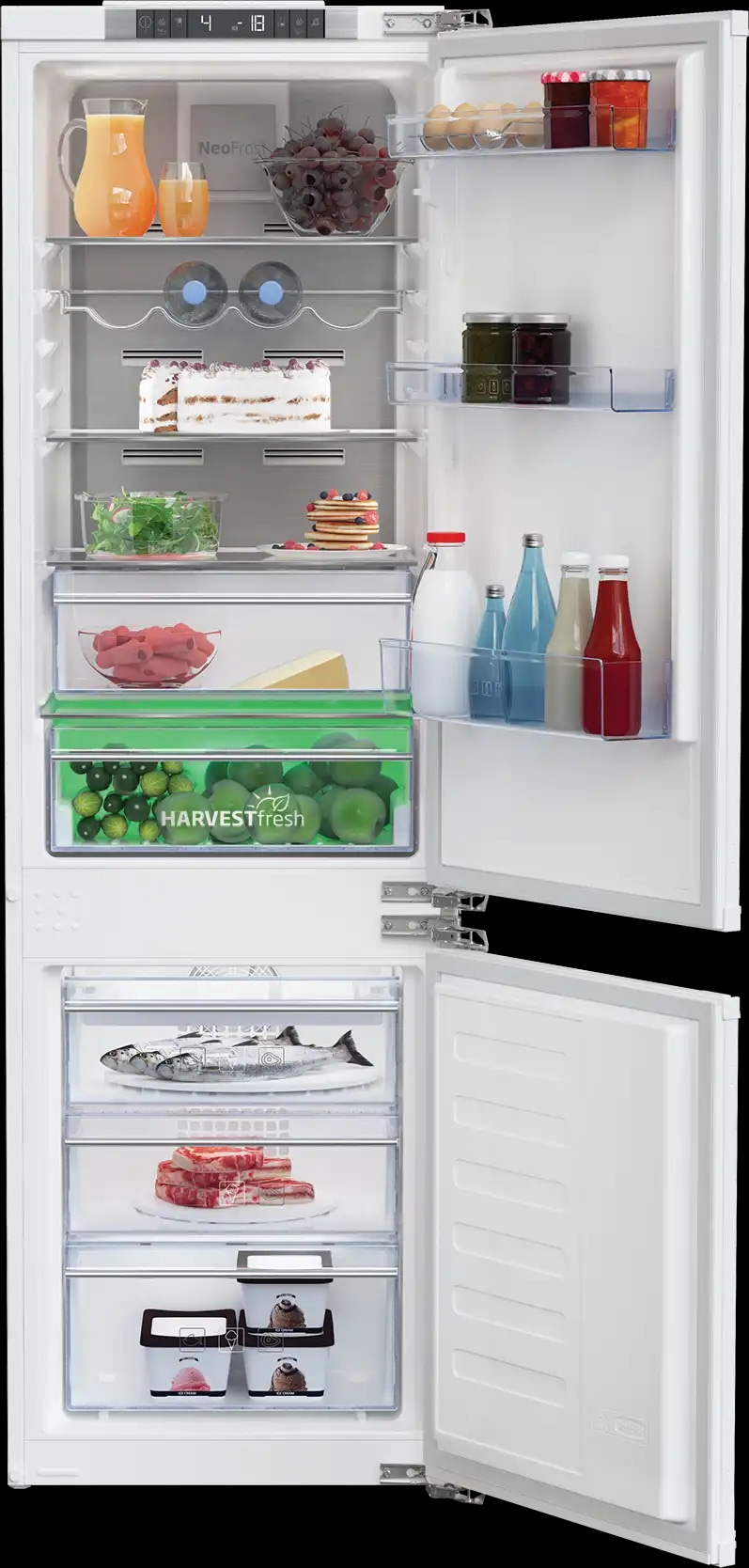 Kombinirani vgradni hladilnik Beko BCNA275E4FN - Akcija v trgovini Jager