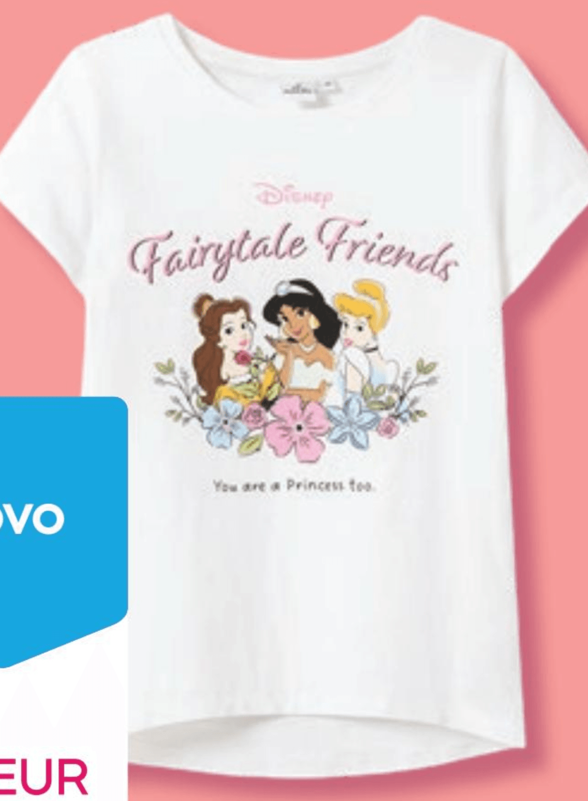 Majica za deklice Disney Princess - Akcija v trgovini Pepco