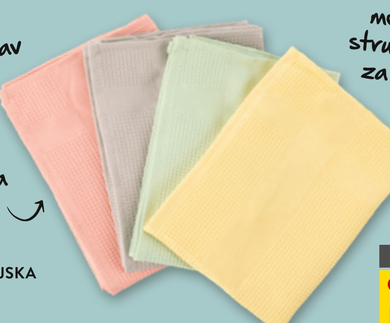 Micro multifunkcijska kuhinjska krpa - Akcija v trgovini Spar