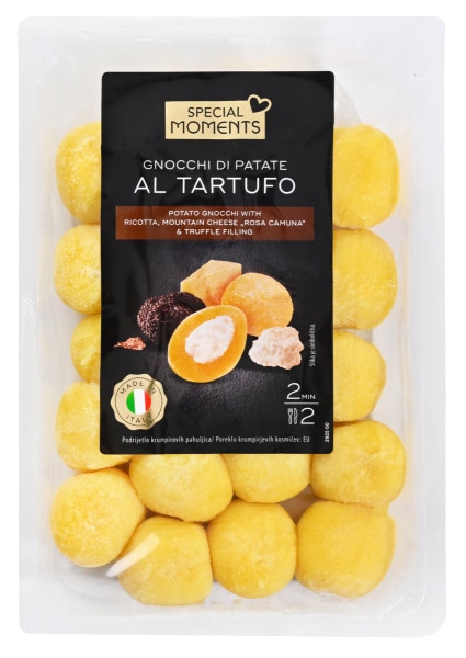 Krompirjevi njoki z nadevom s tartufi Special Moments 400 g - Akcija v trgovini Mercator