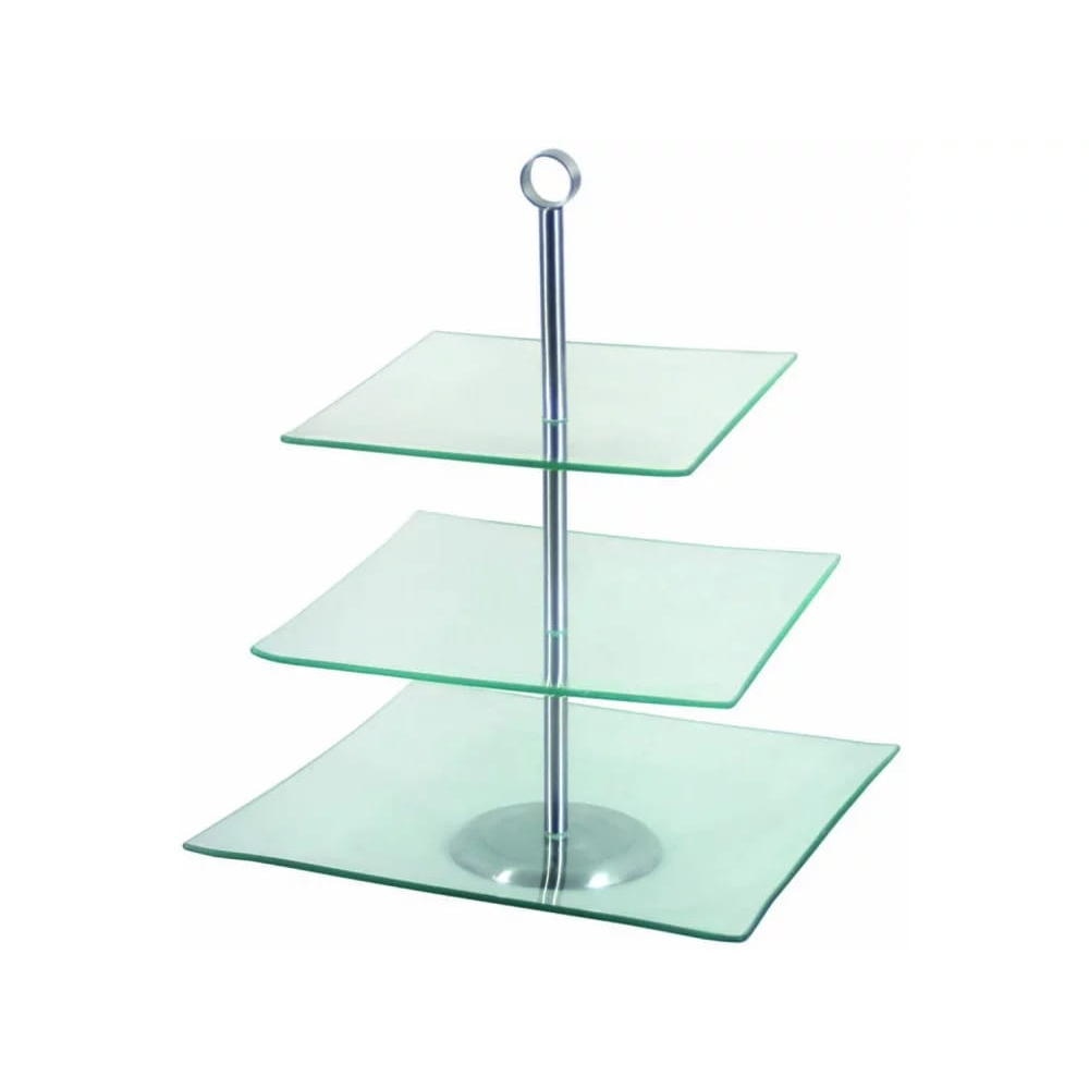 Stekleni etažer za pecivo LAURA 3/1 Tognana - Akcija v trgovini Pevex