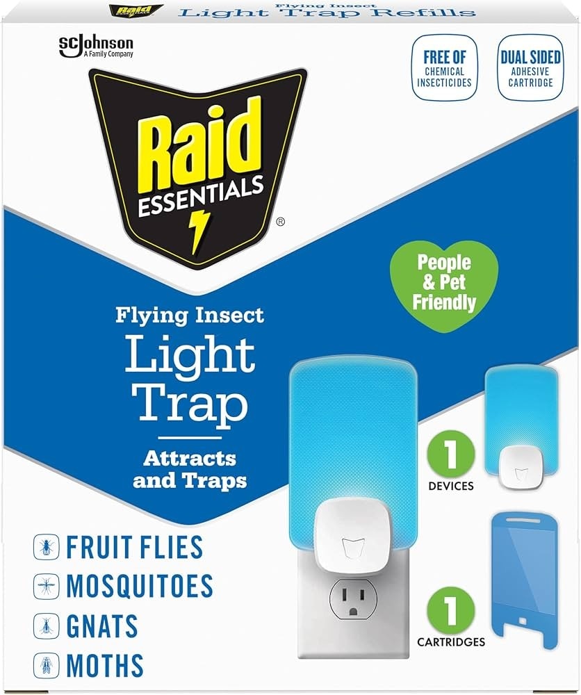 Raid Essentials Light Trap električna past za insekte - Akcija v trgovini Dm