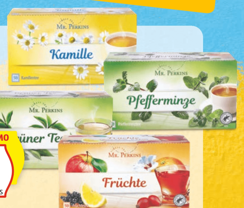 Mr. Perkins Zeliščni čaj 63 g oz. 50 čajnih vrečk - Akcija v trgovini Hofer