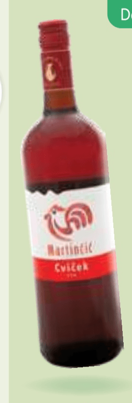 Cviček P.T.P. "Martinčič" 1 l - Akcija v trgovini E.Leclerc