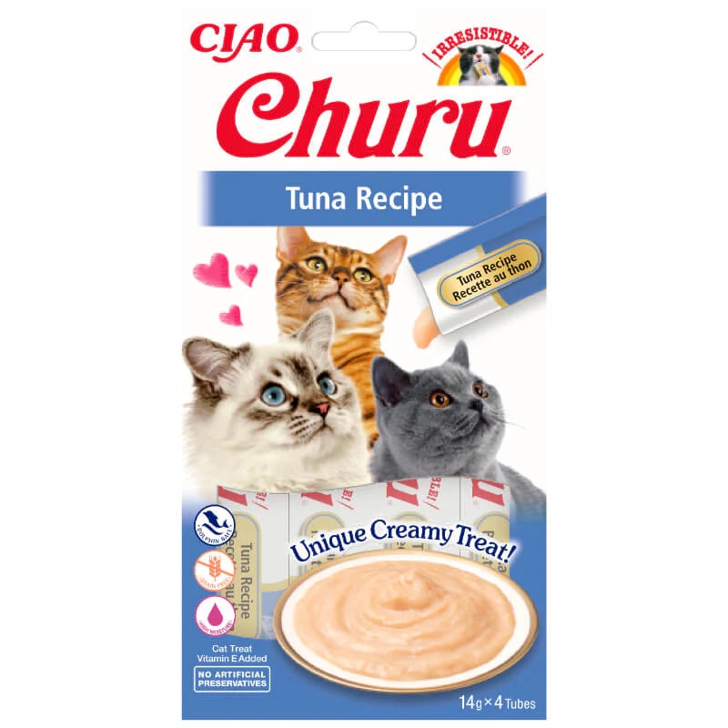 Pasta Inaba Churu Puree 4x14g - Akcija v trgovini Mr. Pet