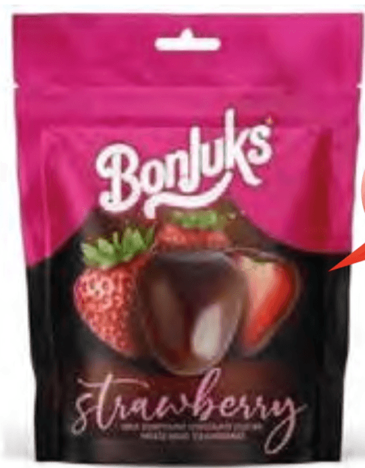 Liofilizirano sadje s prelivom Bonjuks 80 g - Akcija v trgovini Jager