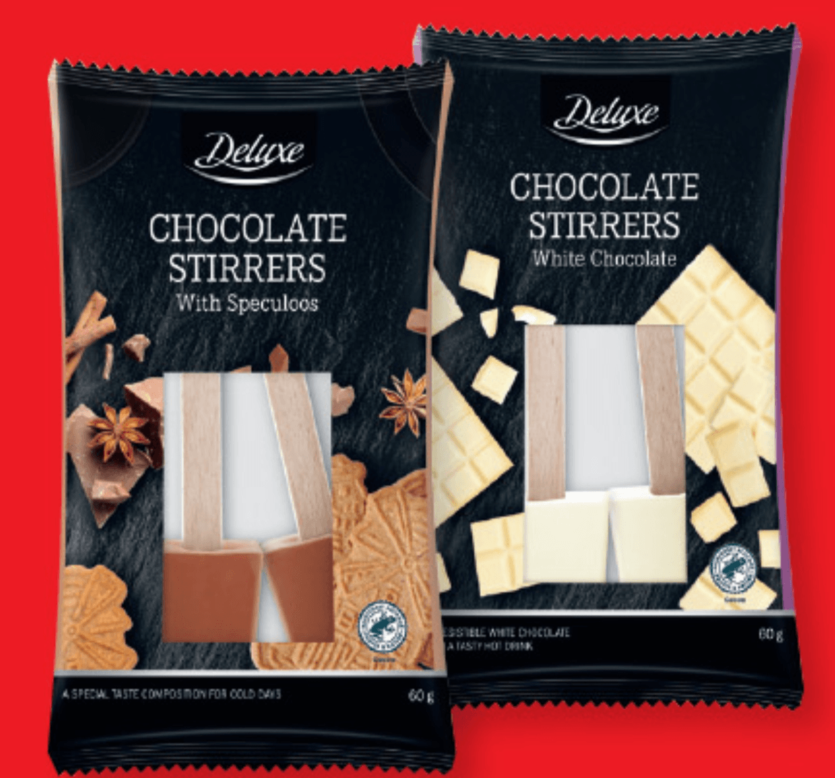 Deluxe Čokolada na palčki 60 g - Akcija v trgovini Lidl