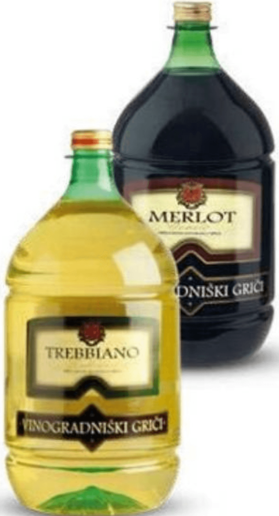 Vinogradniški Griči Trebbiano/Merlot 5 l - Akcija v trgovini Eurospin