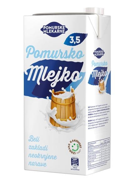 POMURSKE MLEKARNE Pomursko mleko 1 l - Akcija v trgovini Lidl