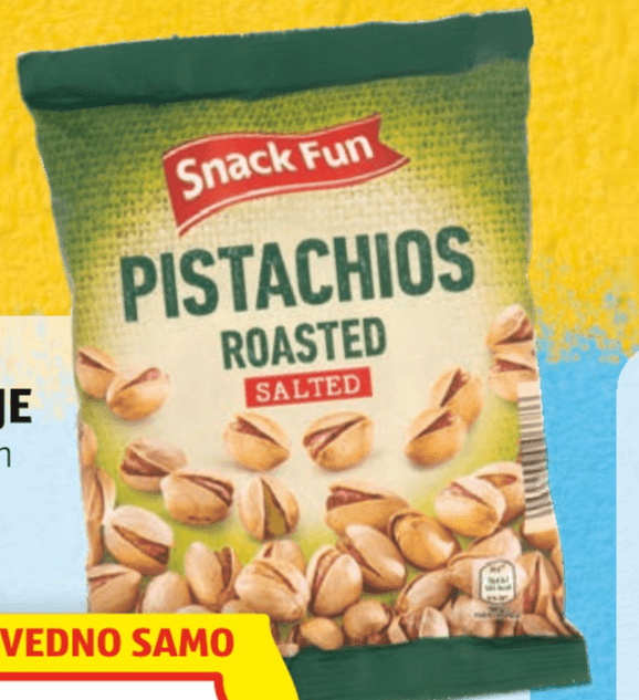 Snack Fun Pistacije 250 g - Akcija v trgovini Hofer