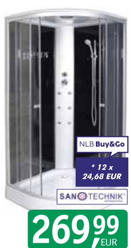 Kombinirana tuš kabina BH1172 - Akcija v trgovini Jager