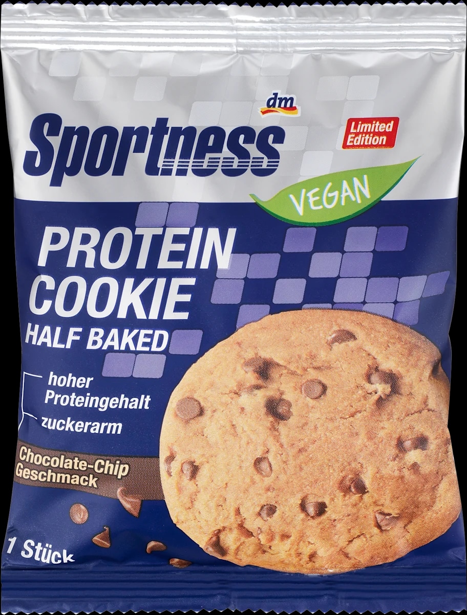 Sportness beljakovinski piškot s čokolado 75 g Akcija v trgovini Dm