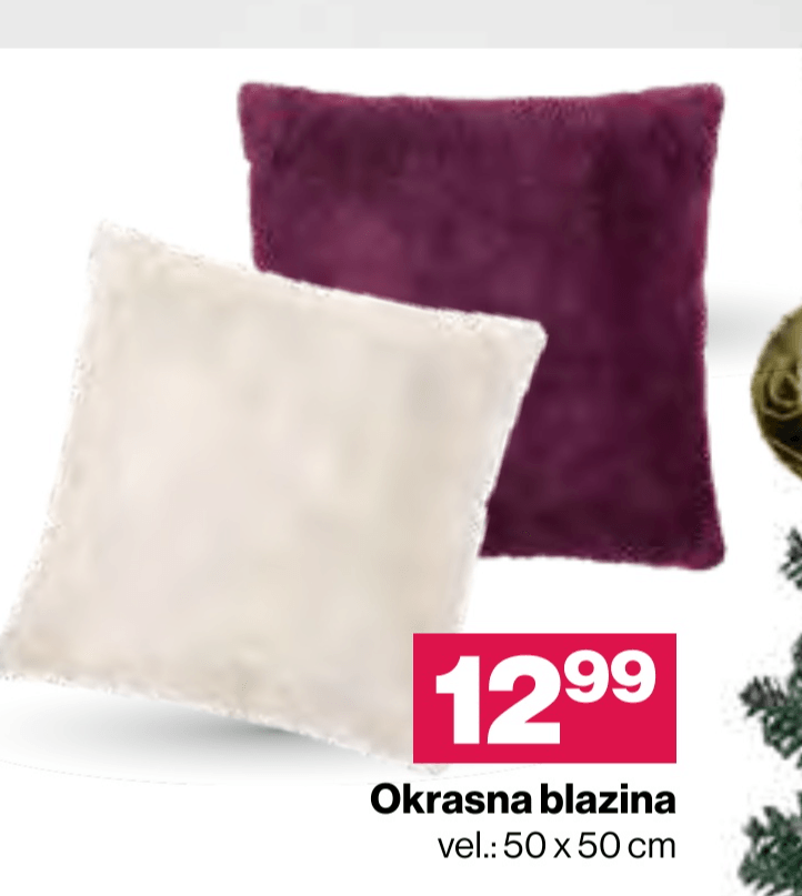 Okrasna blazina - Akcija v trgovini Mercator