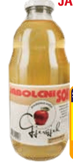 Jabolčni sok Gjergek 1 L - Akcija v trgovini Jager