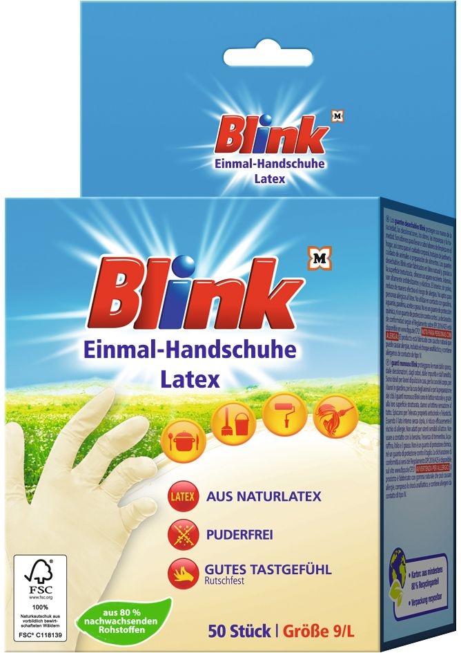 Blink Hamal-Handschuhe Latex - Akcija v trgovini Mueller