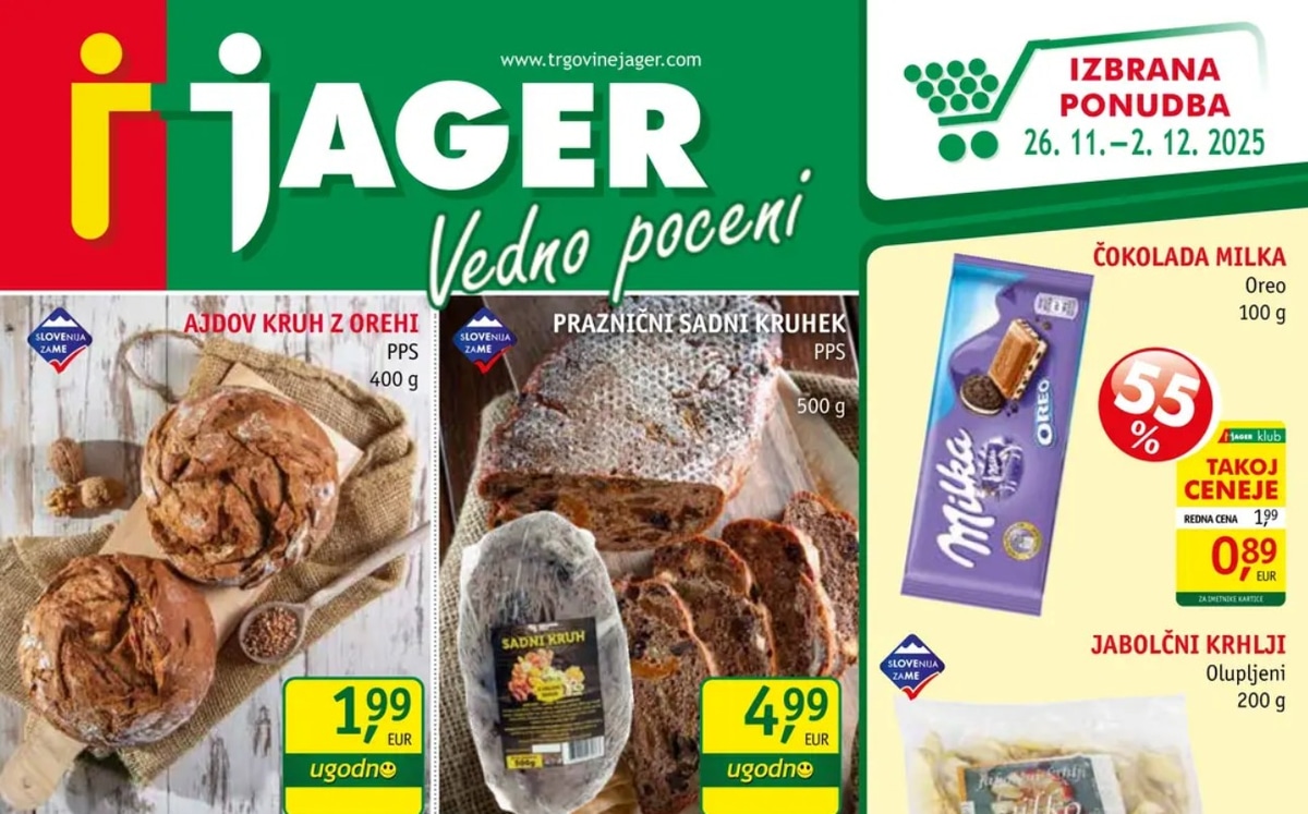 Jager katalog Živila od 26.11. do 02.12.2025