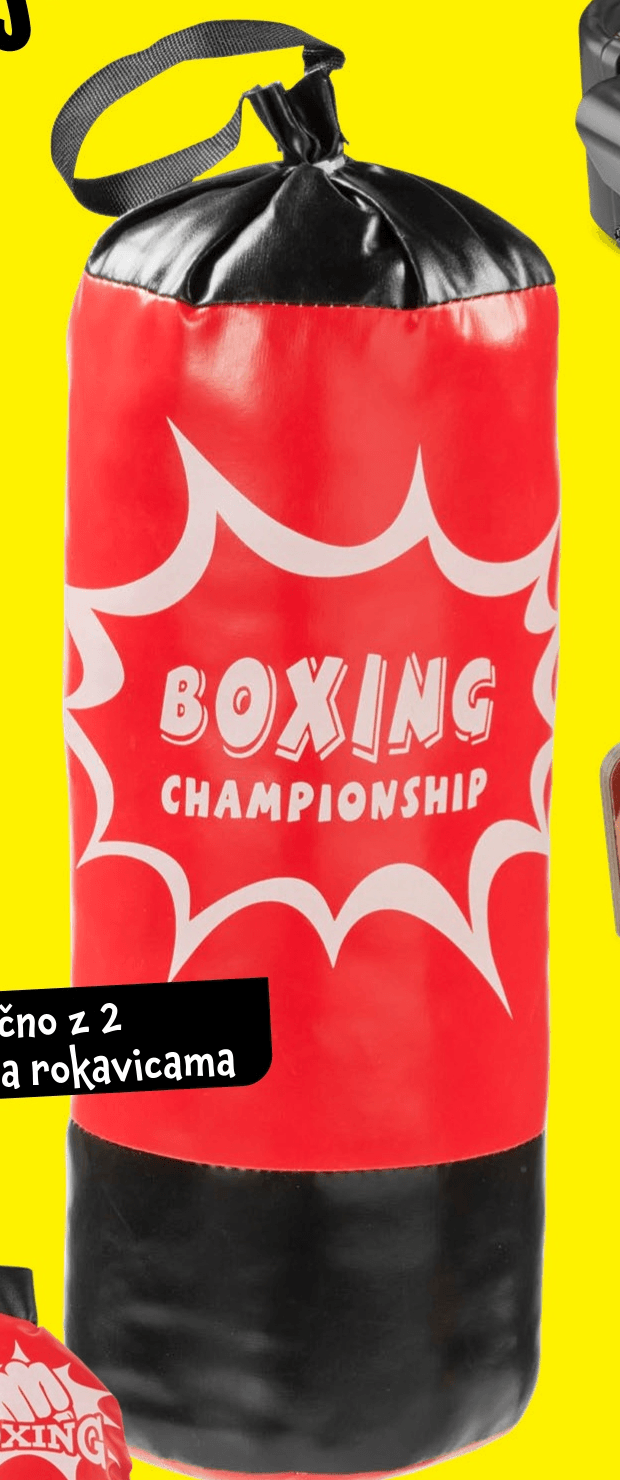 Otroška boksarska vreča - Akcija v trgovini Tedi