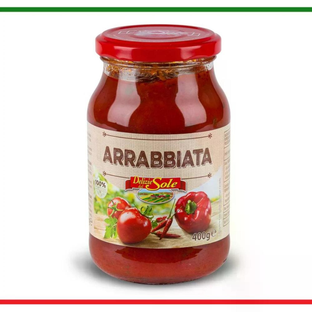 Paradižnikova omaka Arrabbiata Delizie Sole 400 g - Akcija v trgovini Eurospin