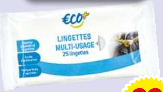 ECO Večnamenski čistilni robčki 25 kosov - Akcija v trgovini E.Leclerc
