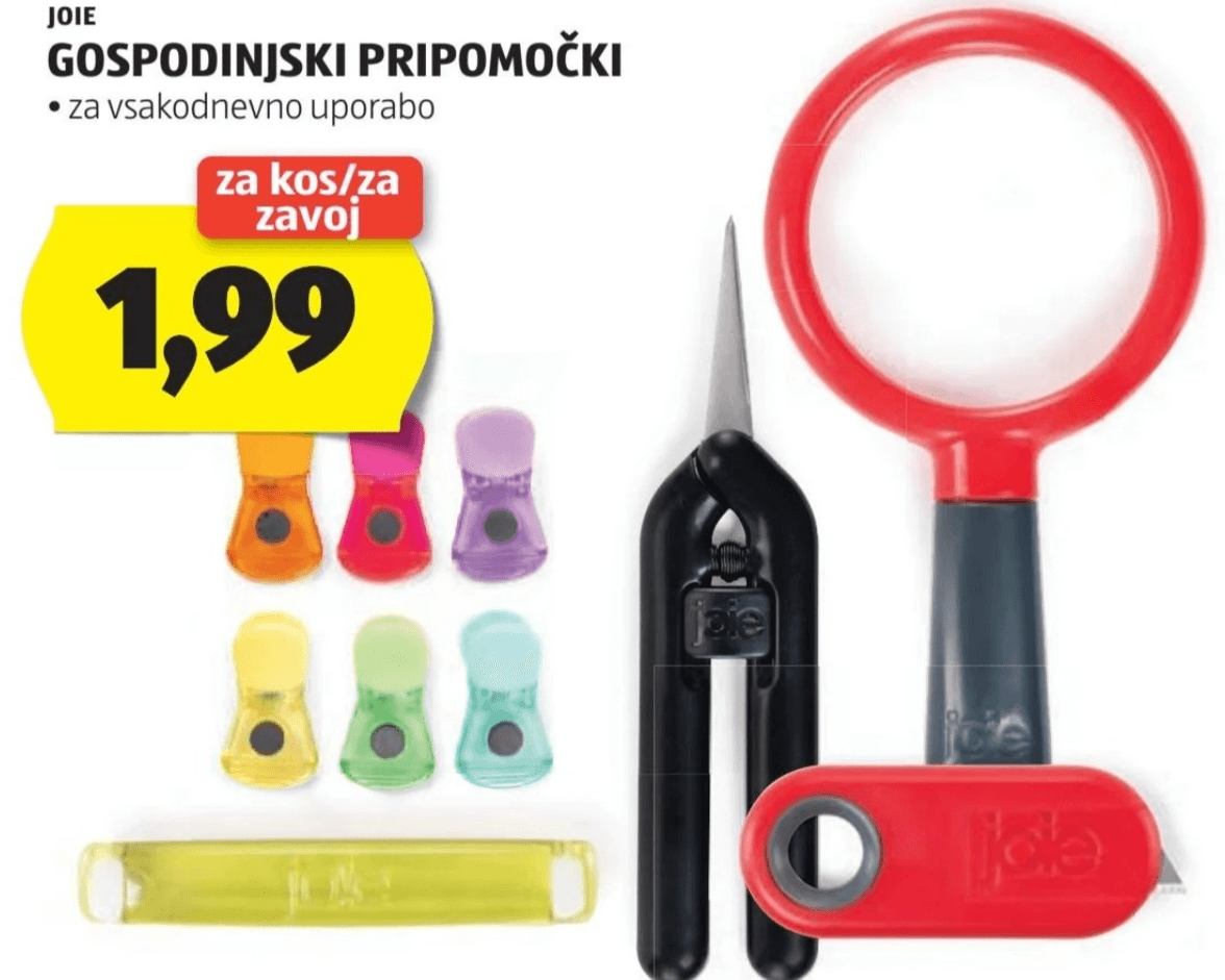 Gospodinjski pripomočki Joie - Akcija v trgovini Hofer