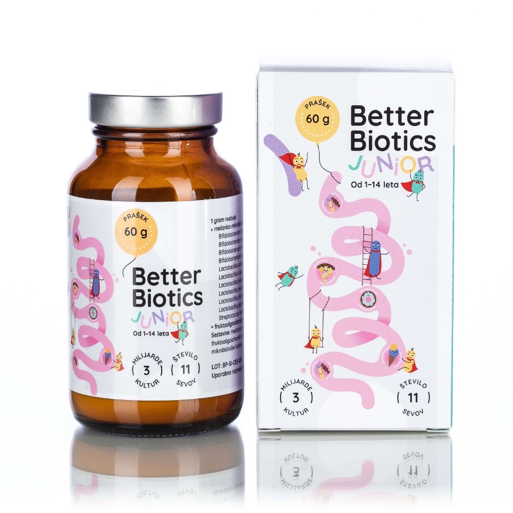 Better Biotics Junior prehransko dopolnilo za otroke 60 g Akcija v trgovini Dm