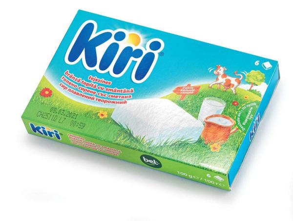 Topljeni siri Kiri Akcija v trgovini E.Leclerc