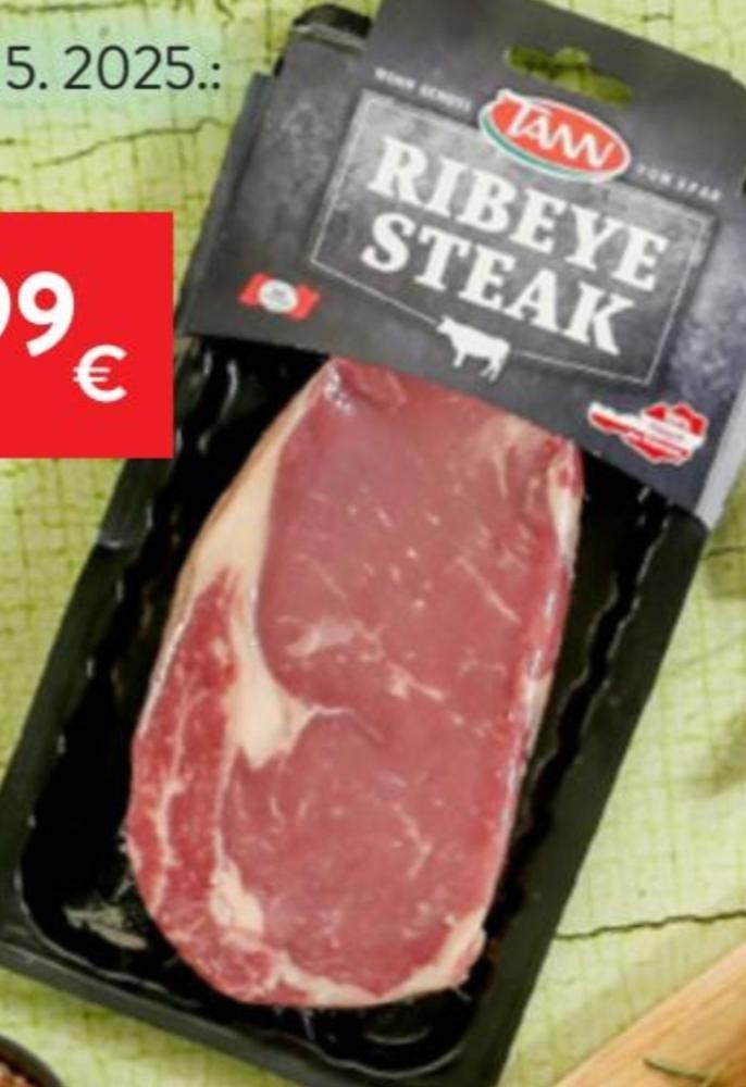 Tann ribeye steak 450 g Akcija v trgovini Spar