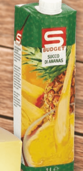 Ananasov sok Budget 1 l - Akcija v trgovini Spar