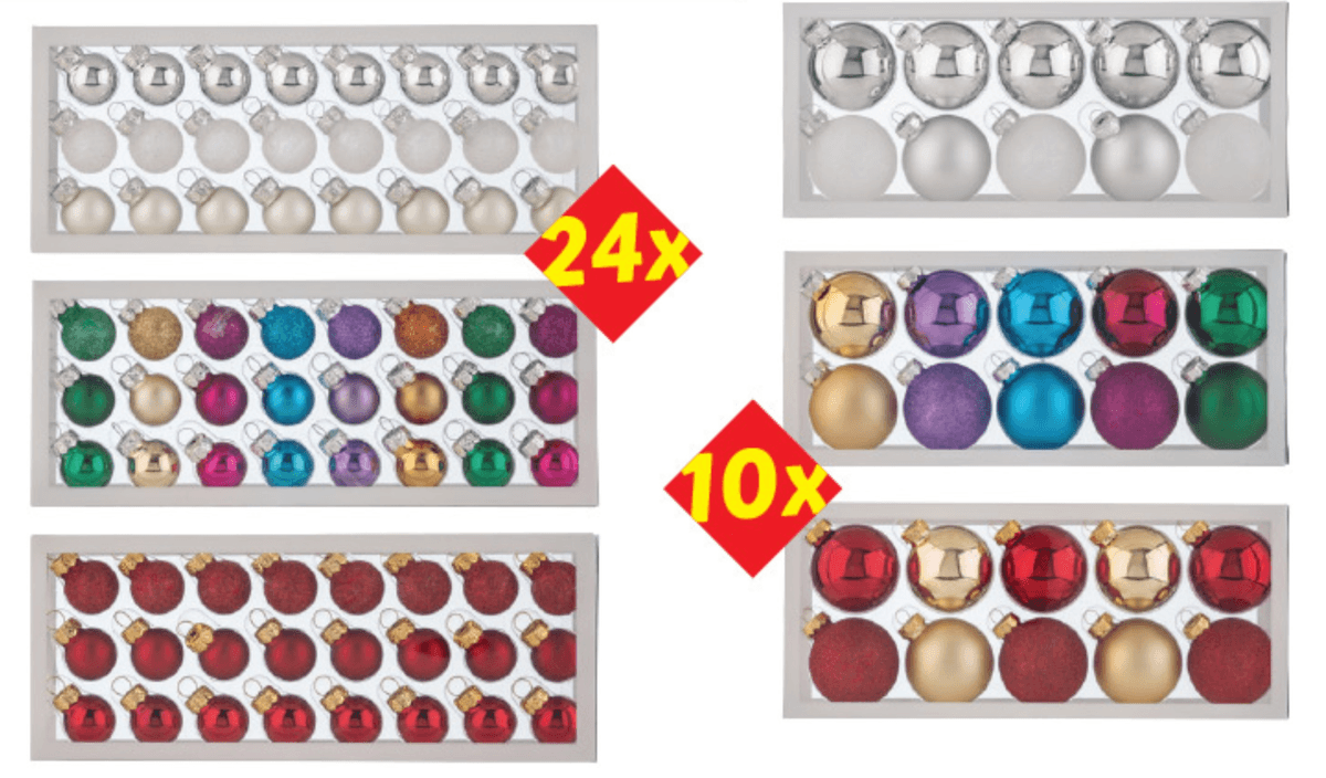 LIVARNO home Kroglice za božično drevo - Akcija v trgovini Lidl