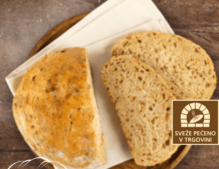 Kruh z ocvirki 0,3 kg Pekarna SPAR - Akcija v trgovini Spar