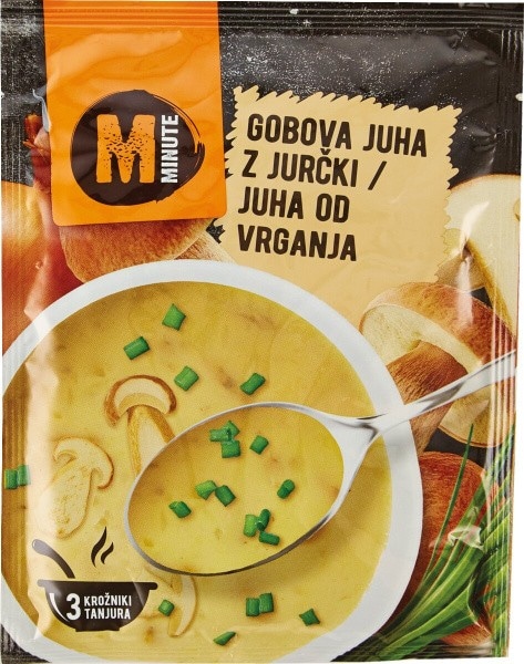 Kremna juha Minute 60 g, 65 g ali 77 g Akcija v trgovini Mercator