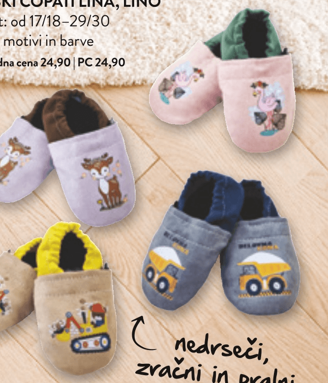 Otroški copati Lina, Lino - Akcija v trgovini Spar