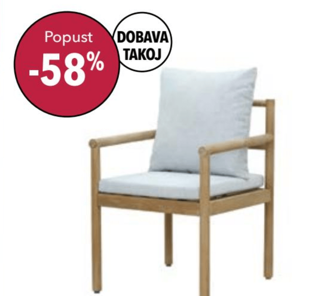 Stol WILEMA - Akcija v trgovini Harvey Norman