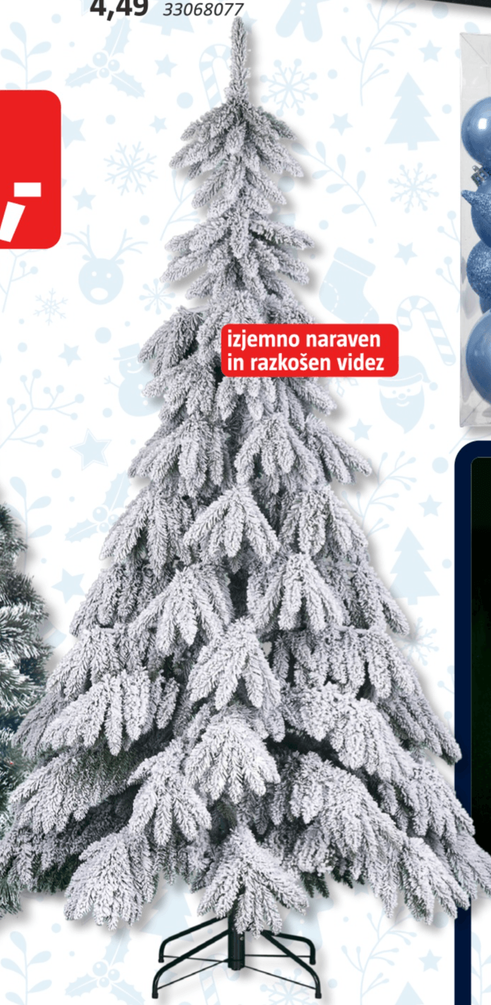 Umetno božično drevo 'Breithorn' - Akcija v trgovini Bauhaus
