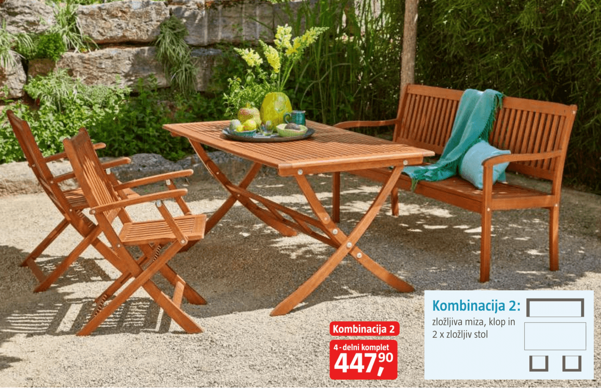 Kombinacija 2 4-delni komplet - Akcija v trgovini Bauhaus