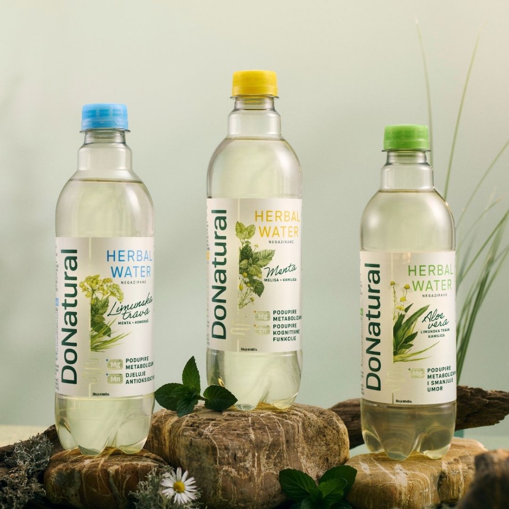 Herbalna voda Donatural 500 ml Akcija v trgovini Spar