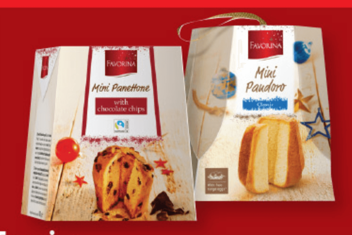 Favorina Mini kolač „Panettone/Pandoro“ 80/100 g - Akcija v trgovini Lidl