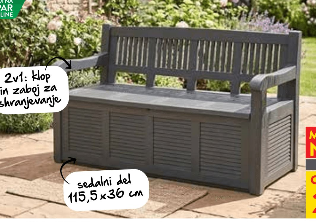 Vrtna klop Salzburg - Akcija v trgovini Spar