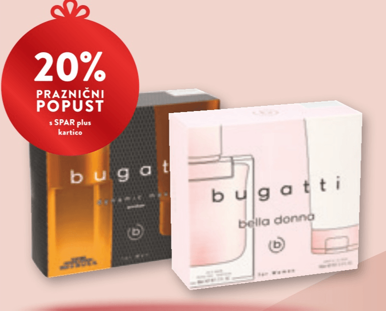 Darilni set Bugatti 60 ml, 100 ml, 200 ml - Akcija v trgovini Spar