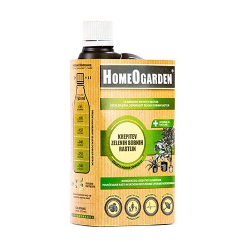 Sredstvo za krepitev sobnih rastlin 750 ml Homeogarden - Akcija v trgovini Mercator