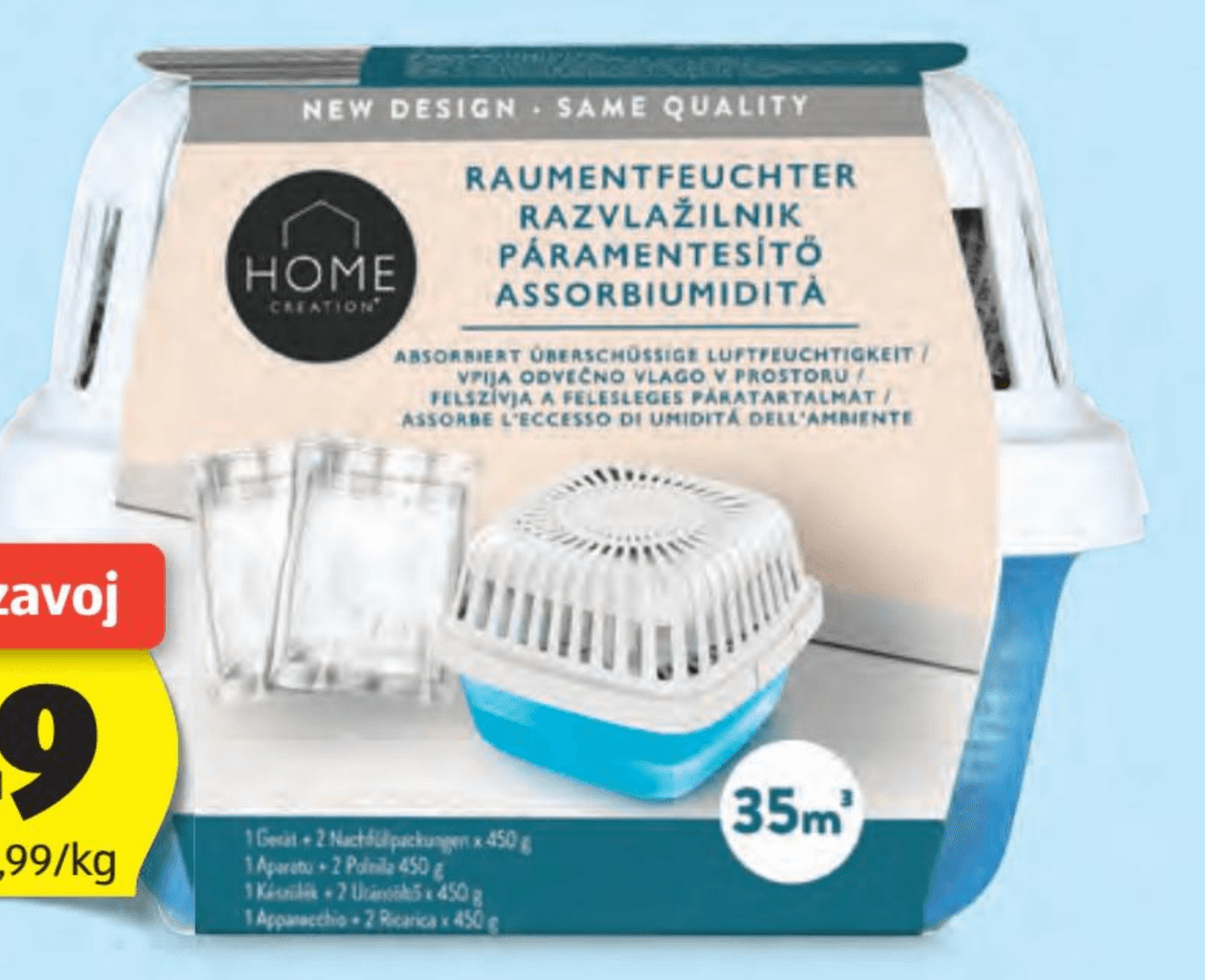 Home Creation Razvlažilnik zraka 2 x 450 g - Akcija v trgovini Hofer