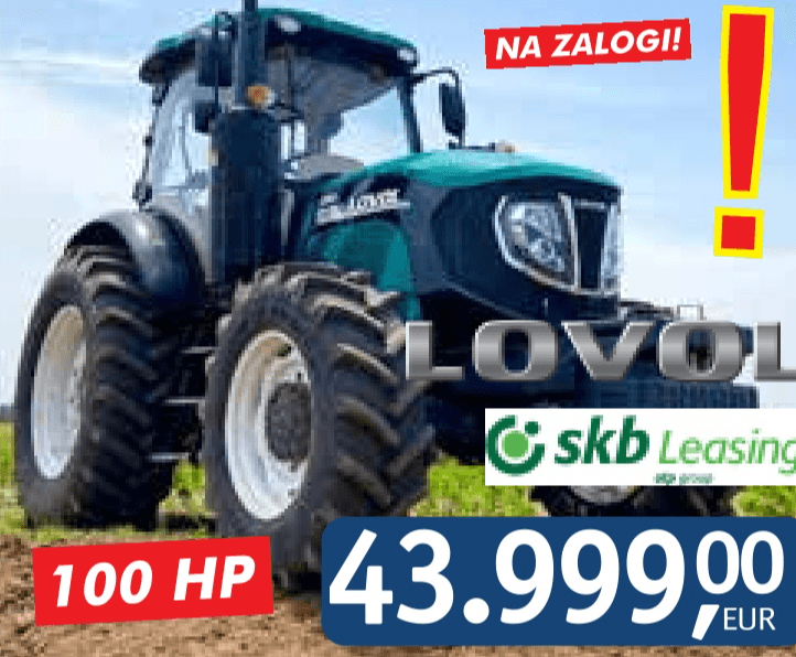 Traktor Lovol 1004 100 HP - Akcija v trgovini Jager